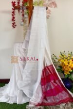 Ilkal Handloom Viscose Cotton Silk Chikki Paras Border Saree