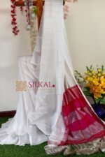 Ilkal Handloom Viscose Cotton Silk Chikki Paras Border Saree