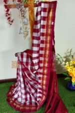 Ilkal Cotton Silk Big Checks Saree