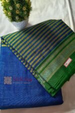 Ilkal Handloom Viscose Cotton Silk Chikki Paras Border Saree