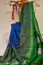 Ilkal Handloom Viscose Cotton Silk Chikki Paras Border Saree