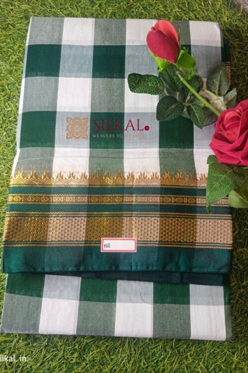 Ilkal Cotton Silk Big Checks Saree