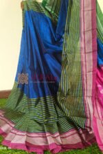 Ilkal Handloom Viscose Cotton Silk Chikki Paras Border Saree