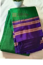 Ilkal Handloom Viscose Cotton Silk Chikki Paras Border Saree