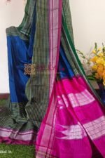 Ilkal Handloom Viscose Cotton Silk Chikki Paras Border Saree