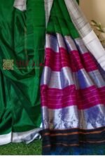 Ilkal Handloom Viscose Cotton Silk Chikki Paras Border Saree