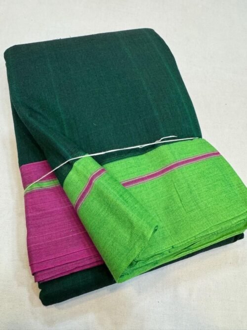 PATTEDA ANCHU PURE COTTON HANDLOOM SAREE