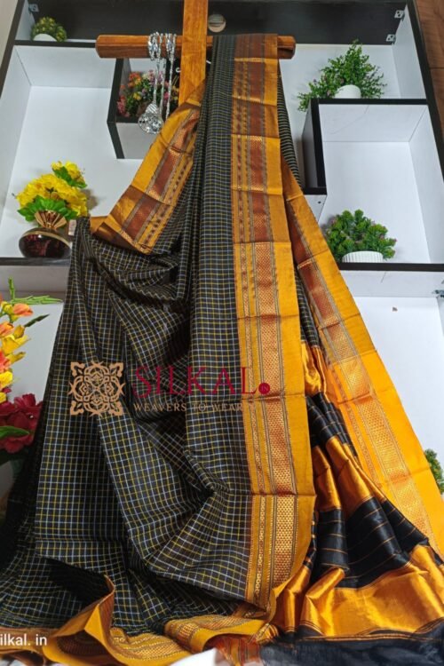 Ilkal Chandrunga Mercerized Cotton Silk Saree