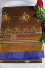 Ilkal Semi Silk With Kasuti Saree