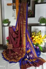 Ilkal Semi Silk With Kasuti Saree