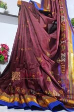 Ilkal Semi Silk With Kasuti Saree