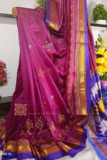 Ilkal Semi Silk With Kasuti Saree