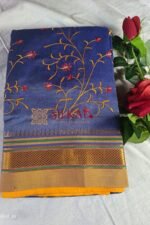 Ilkal Semi Silk With Kasuti Saree