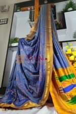 Ilkal Semi Silk With Kasuti Saree