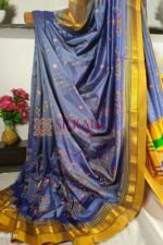 Ilkal Semi Silk With Kasuti Saree