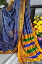 Ilkal Semi Silk With Kasuti Saree