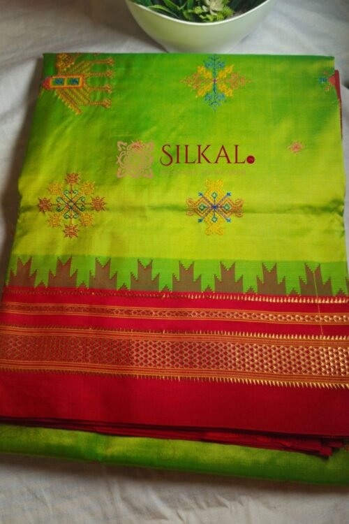 Ilkal Pure Silk Kasuti Saree