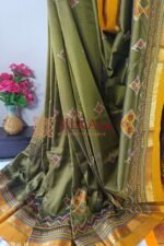 Ilkal Semi-Silk With Kasuti Saree