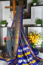 Ilkal Semi Silk With Kasuti Saree