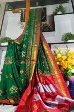 Ilkal Semi Silk With Kasuti Saree