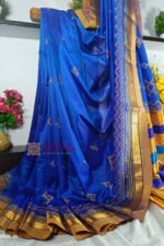 Ilkal Semi Silk With Kasuti Saree