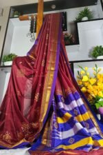 Ilkal Semi Silk With Kasuti Saree