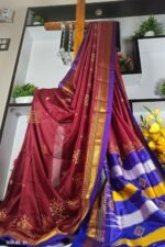 Ilkal Semi Silk With Kasuti Saree