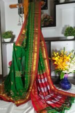 Ilkal Semi Silk With Kasuti Saree