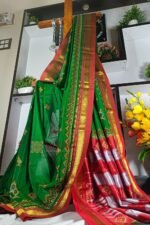 Ilkal Semi Silk With Kasuti Saree