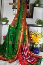 Ilkal Semi Silk With Kasuti Saree