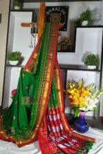 Ilkal Semi Silk With Kasuti Saree