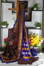 Ilkal Semi Silk With Kasuti Saree