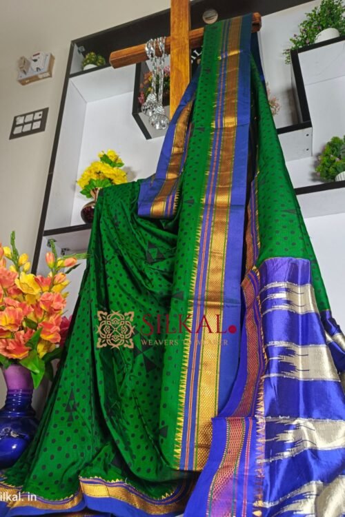 Ilkal Print Mercerized Cotton Silk Saree