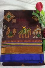 Ilkal Semi Silk With Kasuti Saree