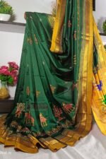 Ilkal Semi Silk With Kasuti Saree