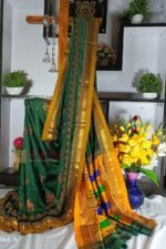 Ilkal Semi Silk With Kasuti Saree