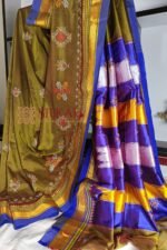 Ilkal Semi Silk With Kasuti Saree