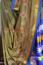 Ilkal Semi Silk With Kasuti Saree