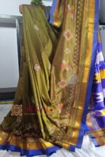 Ilkal Semi Silk With Kasuti Saree