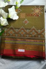 Ilkal Semi Silk With Kasuti Saree