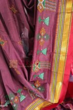 Ilkal Semi Silk With Kasuti Saree