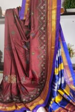 Ilkal Semi Silk With Kasuti Saree