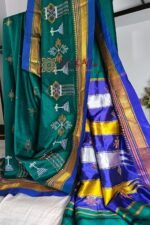 Ilkal Semi Silk With Kasuti Saree