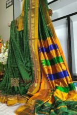 Ilkal Checked Mercerized Silk Saree