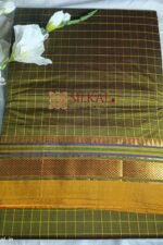 Ilkal Checked Mercerized Silk Saree