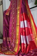 Ilkal Semi Silk With Kasuti Saree