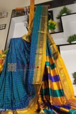 Ilkal Checked Mercerized Silk Saree