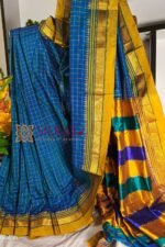 Ilkal Checked Mercerized Silk Saree