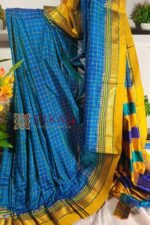 Ilkal Checked Mercerized Silk Saree