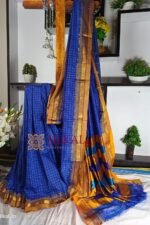 Ilkal Checked Mercerized Silk Saree